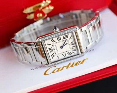TW Factory Cartier Tank Must 33.7*25.5/29.5*22MM 316L Steel 751 Movement Watch